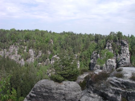 Rock formations in the Bastei